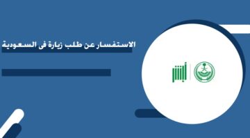 الاستفسار عن طلب زيارة في السعودية