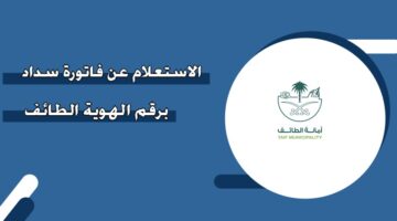 الاستعلام عن فاتورة سداد برقم الهوية الطائف