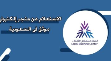 الاستعلام عن متجر إلكتروني موثق في السعودية