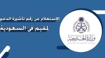 الاستعلام عن رقم تأشيرة الدخول لمقيم في السعودية